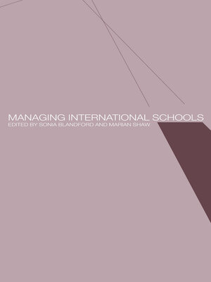cover image of Managing International Schools